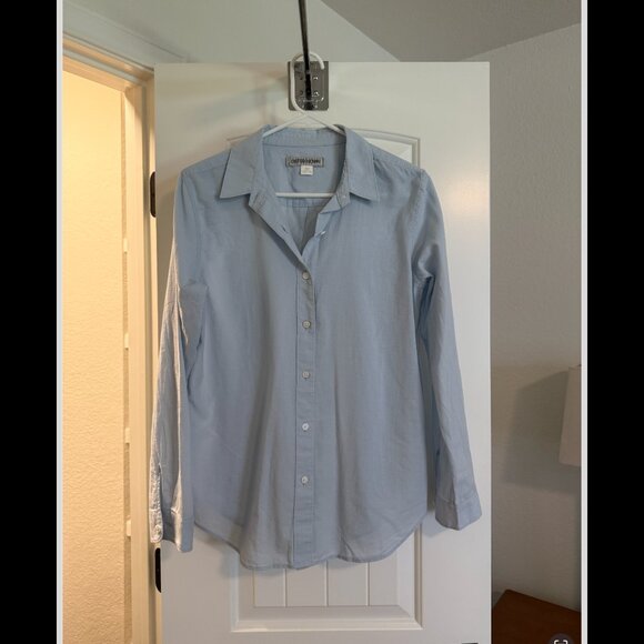 Outerknown Windrift Shirt in Clear Day | Size M - Picture 6 of 8